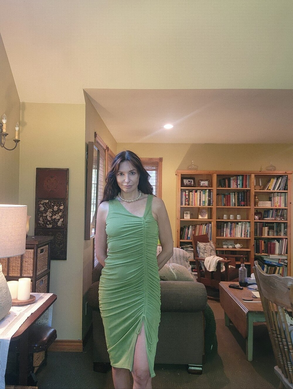 Sage The Label Olive Green Dress